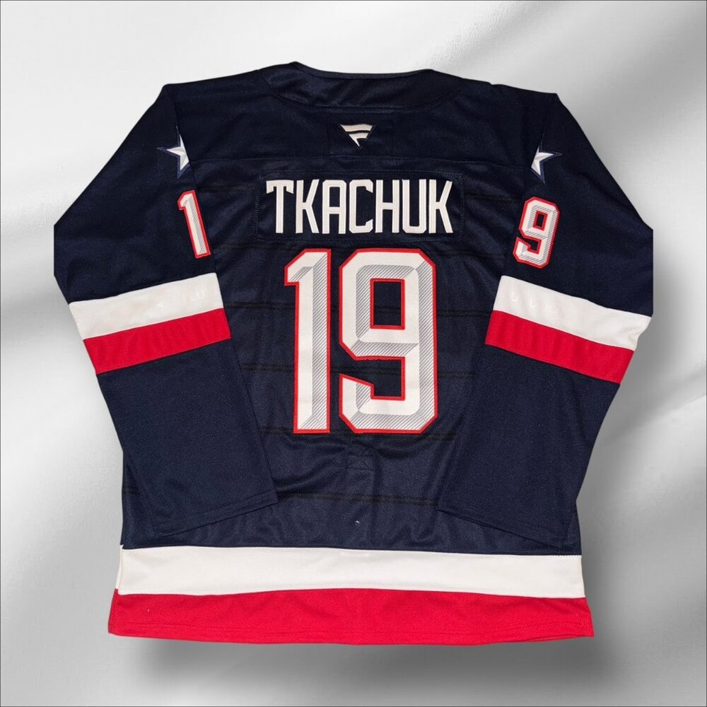 MATTHEW TKACHUK TEAM USA 4 NATIONS JERSEY SIZE LARGE BRAND NEW PANTHERS!